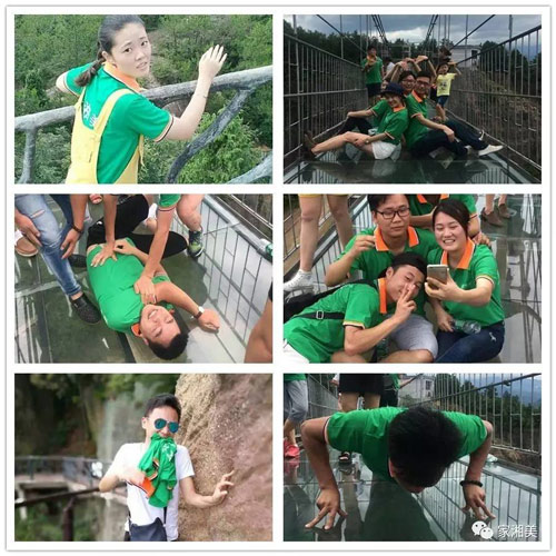 板材品牌家湘美活動(dòng)玻璃棧橋